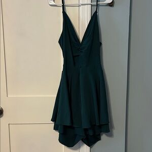 Dark Green Romper